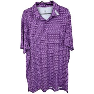 1764 Gear Up Purple Men’s XL Golf Polo NWOT